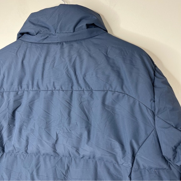 ASICS Motion Therm Puffer Jacket Zip Up Blue Heavy Winter Outdoors Size Mens XXL - Picture 6 of 9